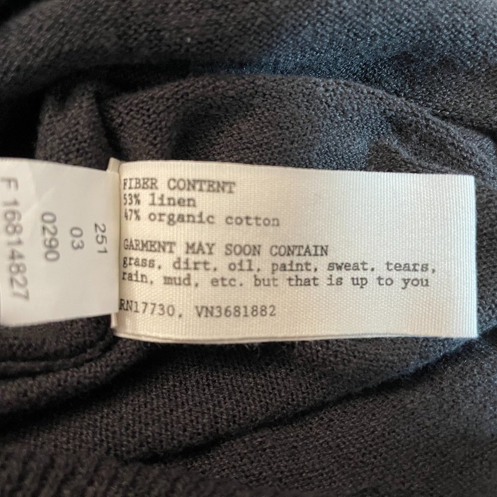 NWOT Rogan For Target size XL gray linen-organic cotton vest - Picture 9 of 9